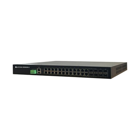 Avcomm 28-Port Layer3  Industrial Ethernet Switch 8028GX8-L3-AC2